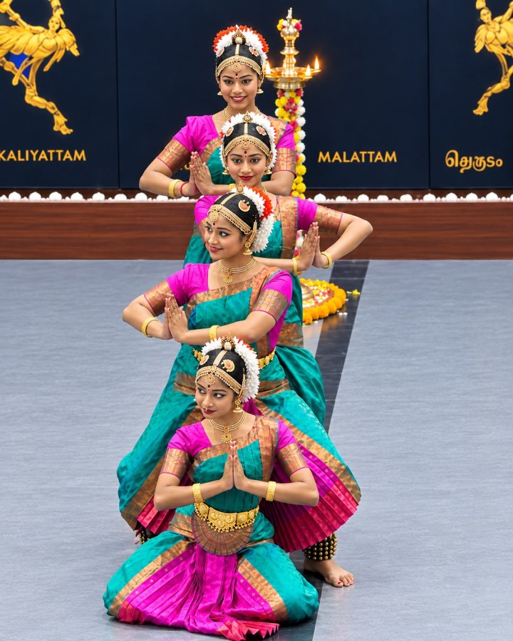 Bharatanatyam Performance at Coimbatore International Airport – Bharatanatyam performance, Coimbatore