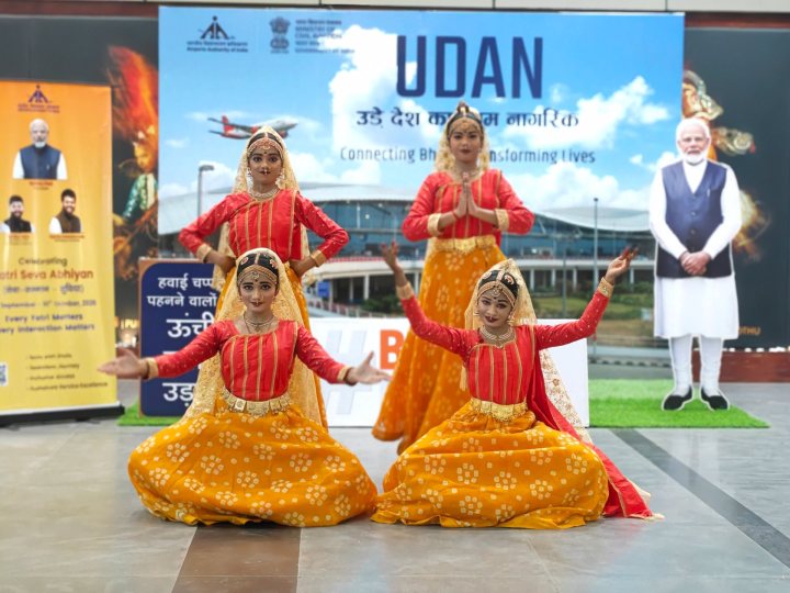 World Tourism Day Performance at Coimbatore International Airport – Bharatanatyam performance, Coimbatore